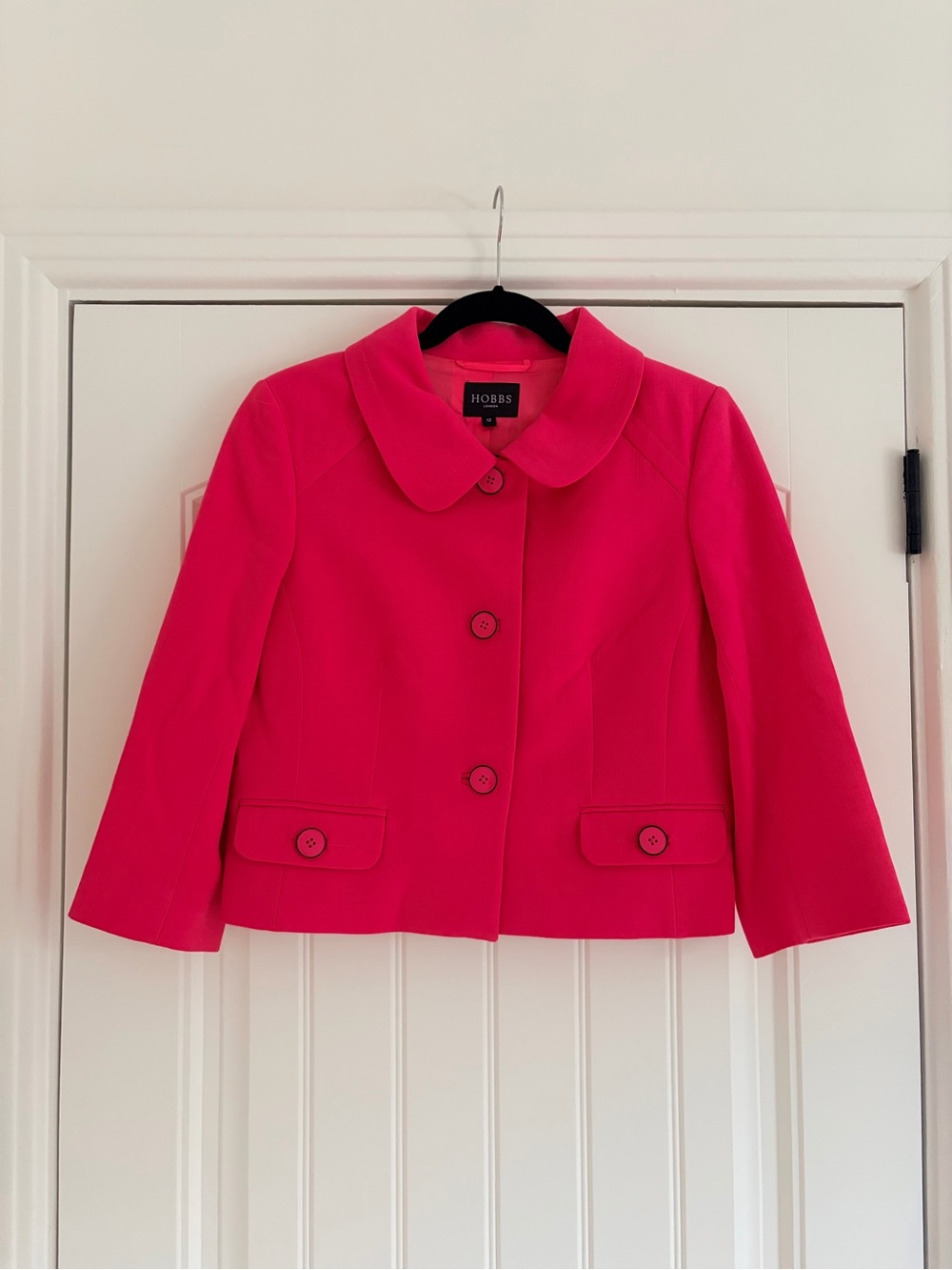 Pink Cropped Jacket/Blazer